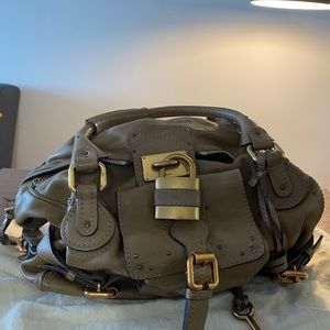 Authentic Chloe paddington padlock bag